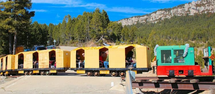 Tren miner  de Coll de Padrell